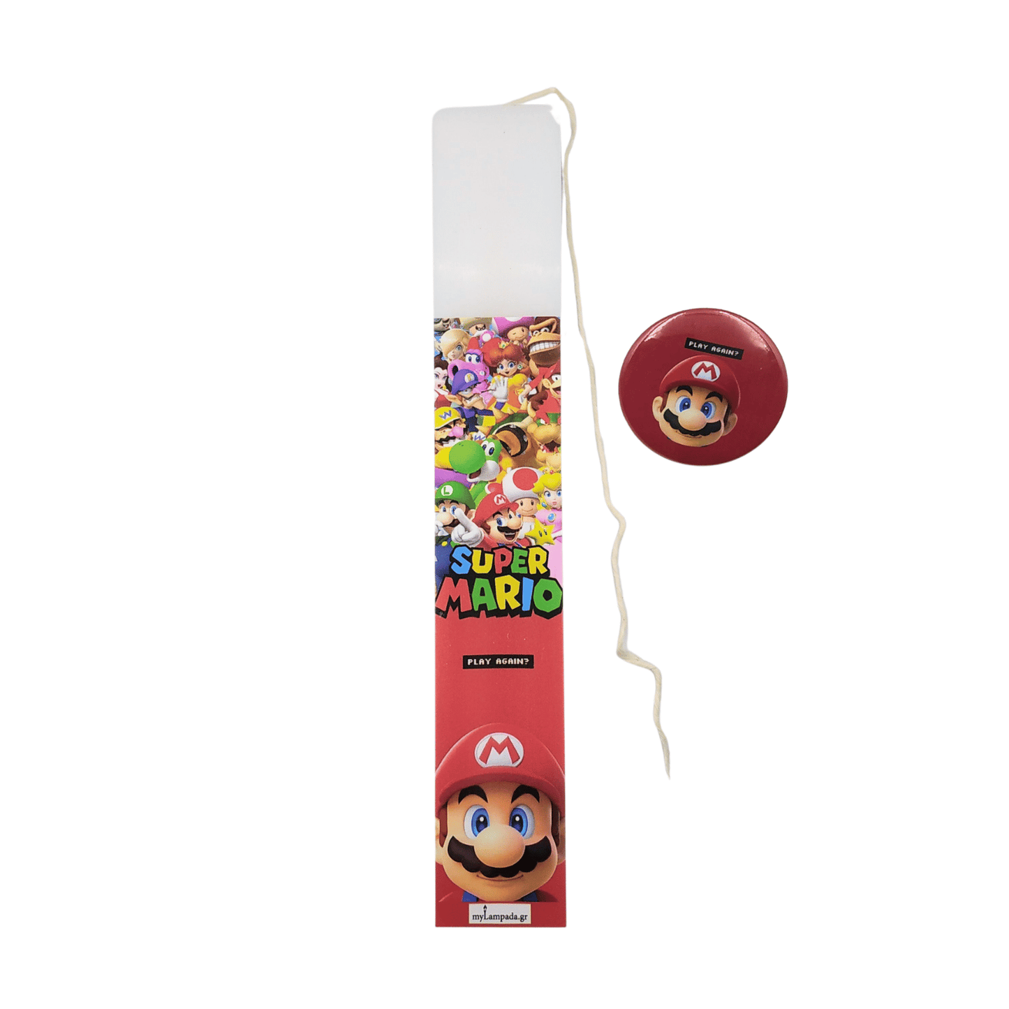 Λαμπάδα χειροποίητη "Super Mario"