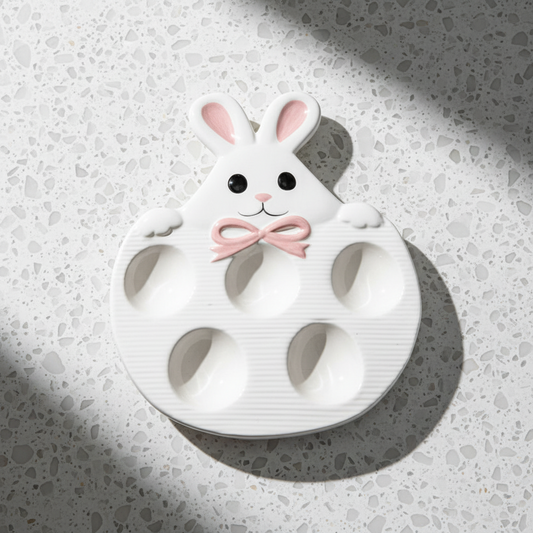 Πασχαλινός δίσκος λαγός για αυγά