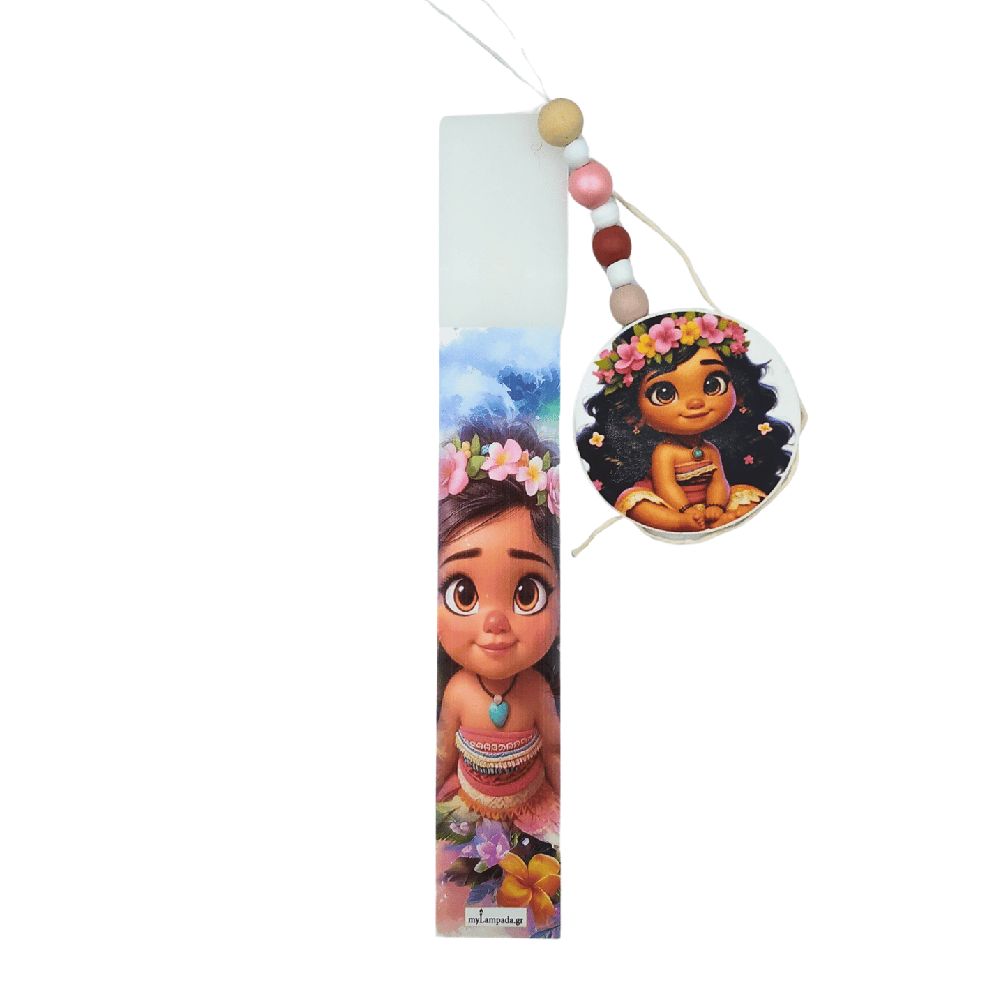 Λαμπάδα χειροποίητη "Moana"