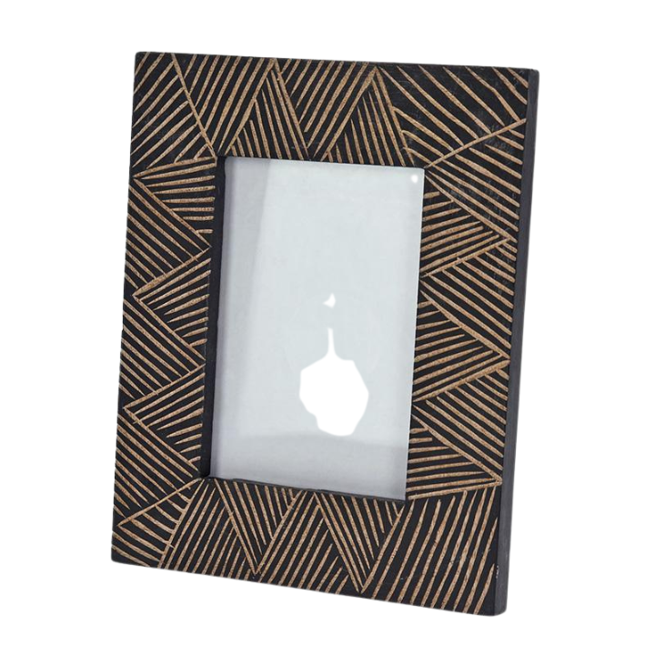 Κορνίζα ethnic ξύλινη