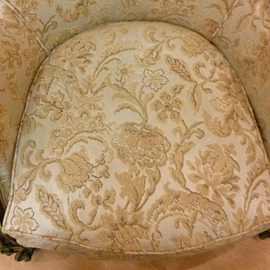 Πολυθρόνα μπερζέρα αντίκα χρυσό/μπεζ