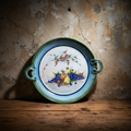 Μεγάλη Χειροποίητη Κεραμική Πιατέλα Achaia Ceramics 51 εκ. - vintage διακοσμητικό αντικείμενο IDEE