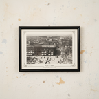 Κάδρο Oslo 1920 με Ασπρόμαυρη Φωτογραφία - vintage διακοσμητικό αντικείμενο IDEE