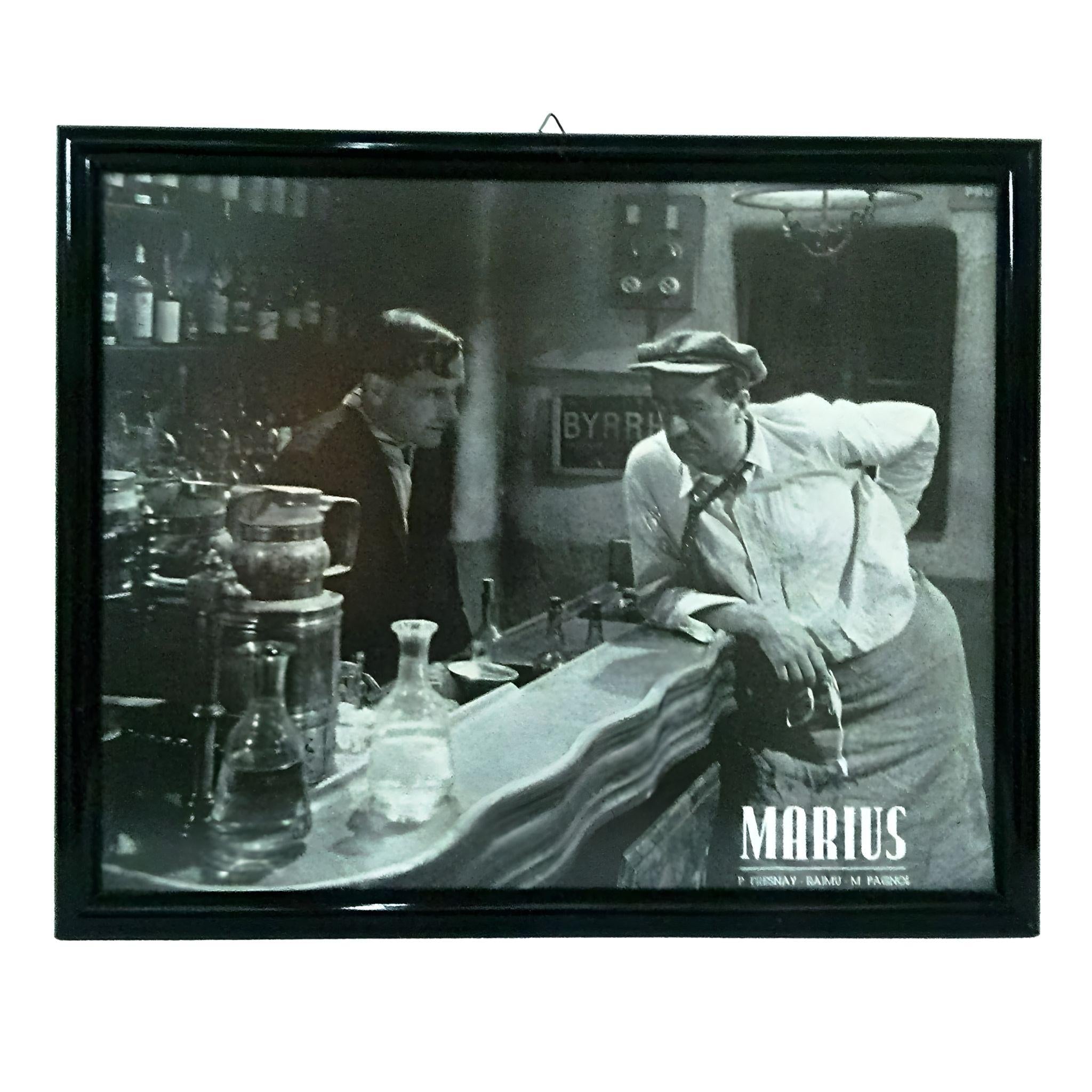 Κάδρο Marius με Ασπρόμαυρη Φωτογραφία - vintage διακοσμητικό αντικείμενο IDEE