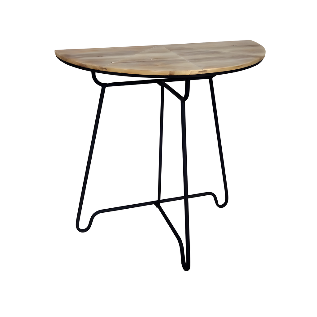 Ημικυκλική Κονσόλα Εισόδου σε curated home styling