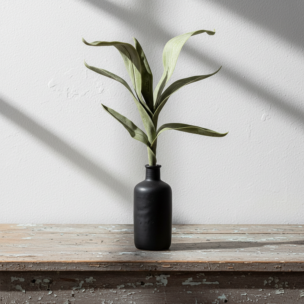Φύλλωμα / κλαδί Dracaena πράσινο για διακοσμητική σύνθεση σε βάζο