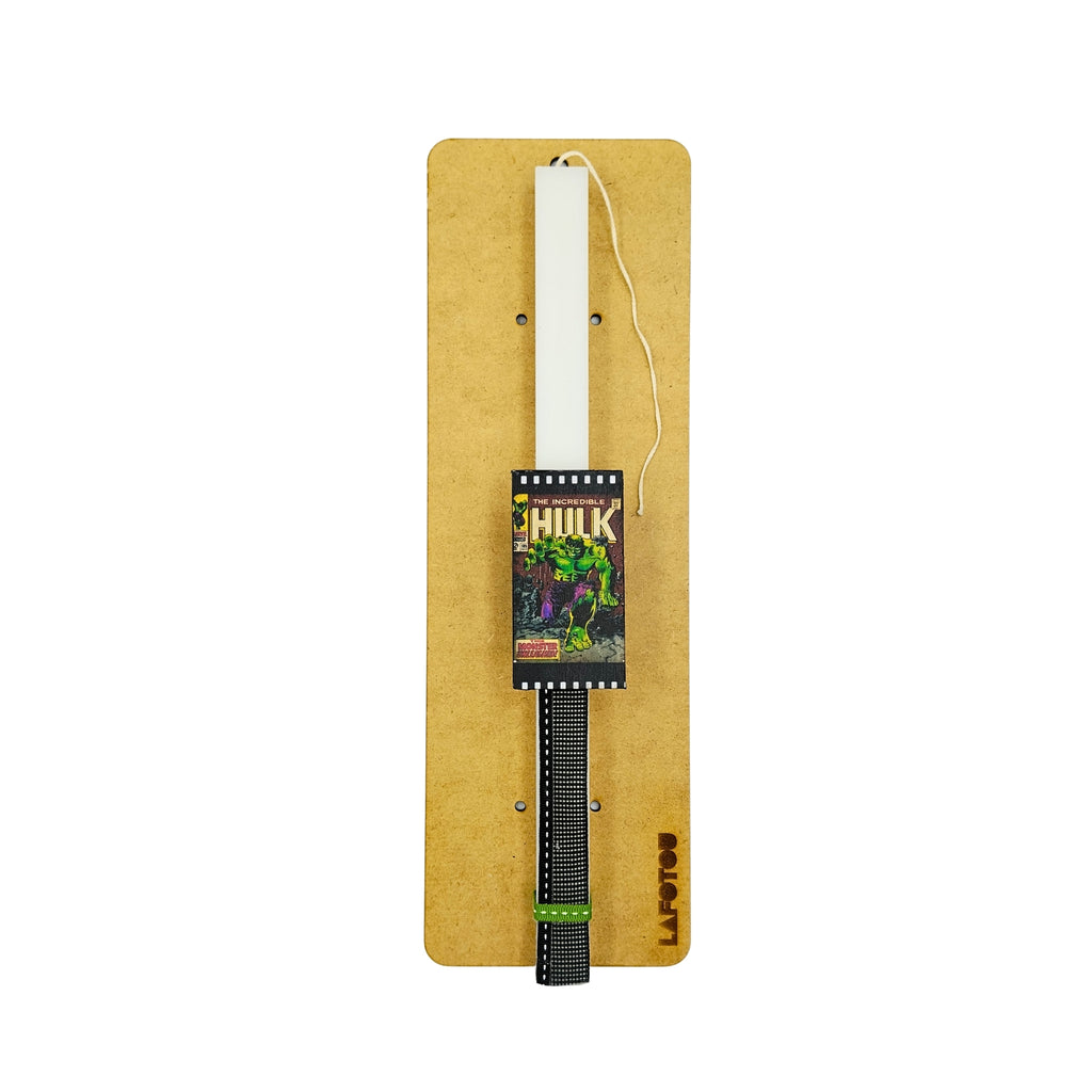 Λαμπάδα χειροποίητη "Hulk"-LAFOTOU-IDEE | Home & Living Concept Store