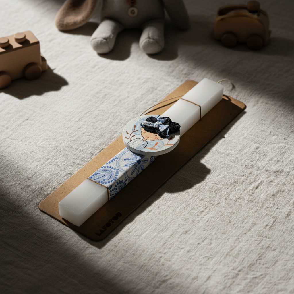 Λαμπάδα χειροποίητη "Κορίτσι"-LAFOTOU-IDEE | Home & Living Concept Store
