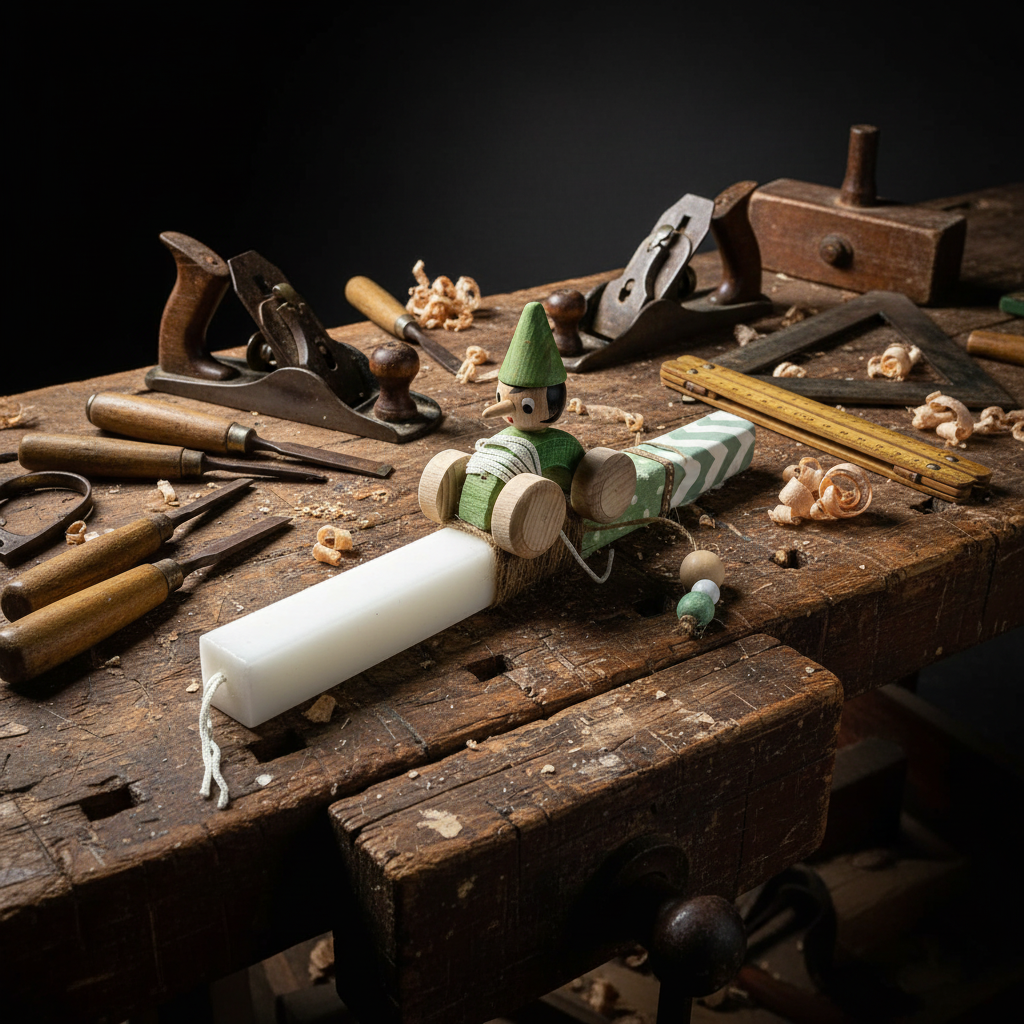 Λαμπάδα χειροποίητη "Πινόκιο"-LAFOTOU-IDEE | Home & Living Concept Store