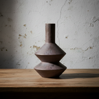 Χειροποίητο Βάζο Terracotta “Zig-Zag” για διακοσμητική σύνθεση