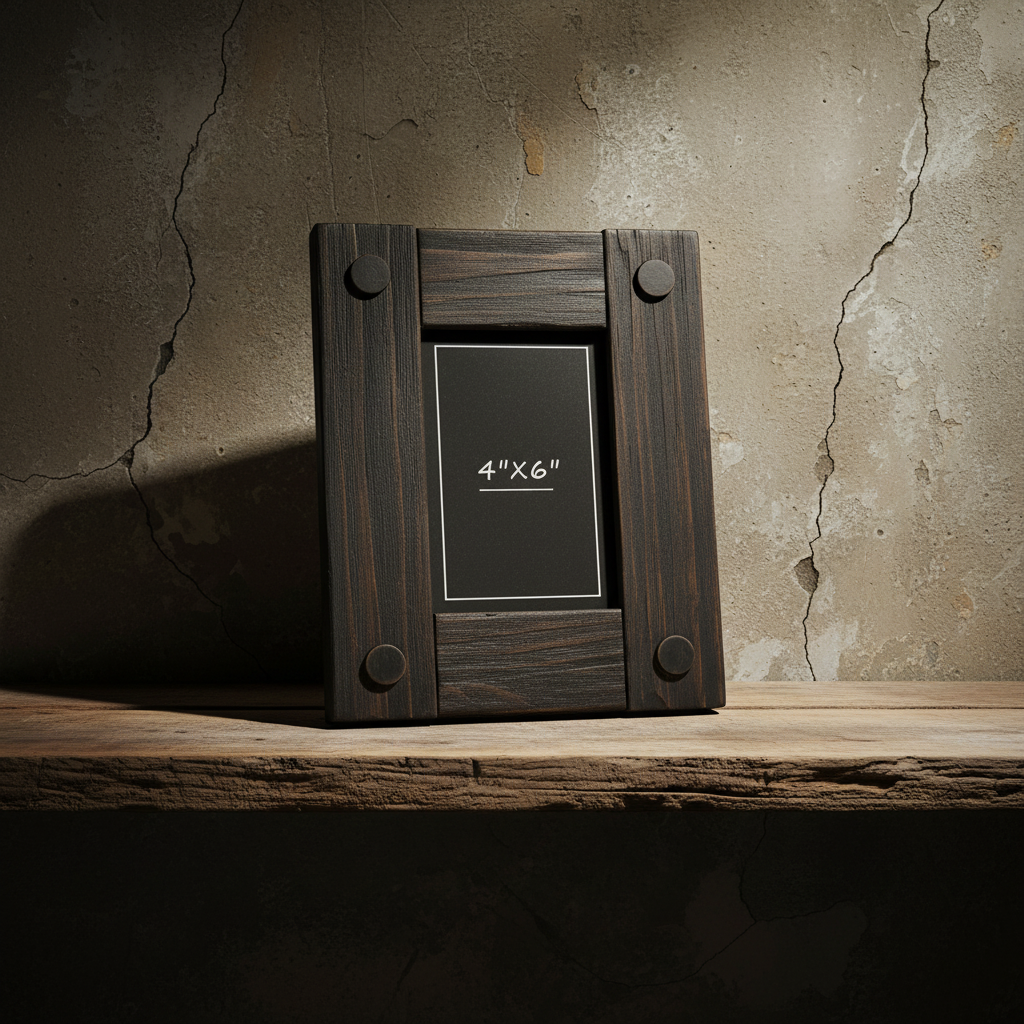 Κορνίζα από ανακυκλωμένη ξυλεία 10x15-HOMEGURU-IDEE | Home & Living Concept Store