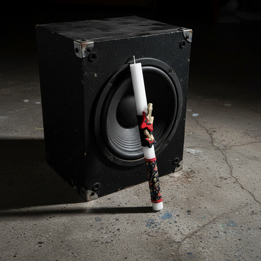 Λαμπάδα χειροποίητη "Music"-LAFOTOU-IDEE | Home & Living Concept Store