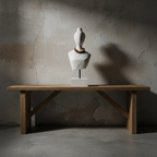 Διακοσμητική Προτομή KASMA από Mango Wood σε curated home styling