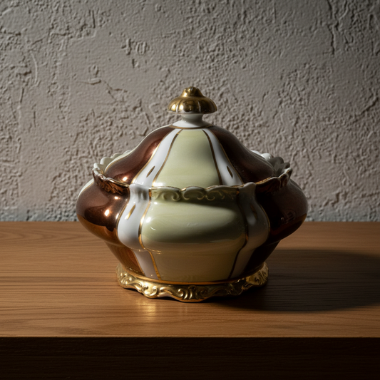 Συλλεκτικό μπωλ με καπάκι αντίκα