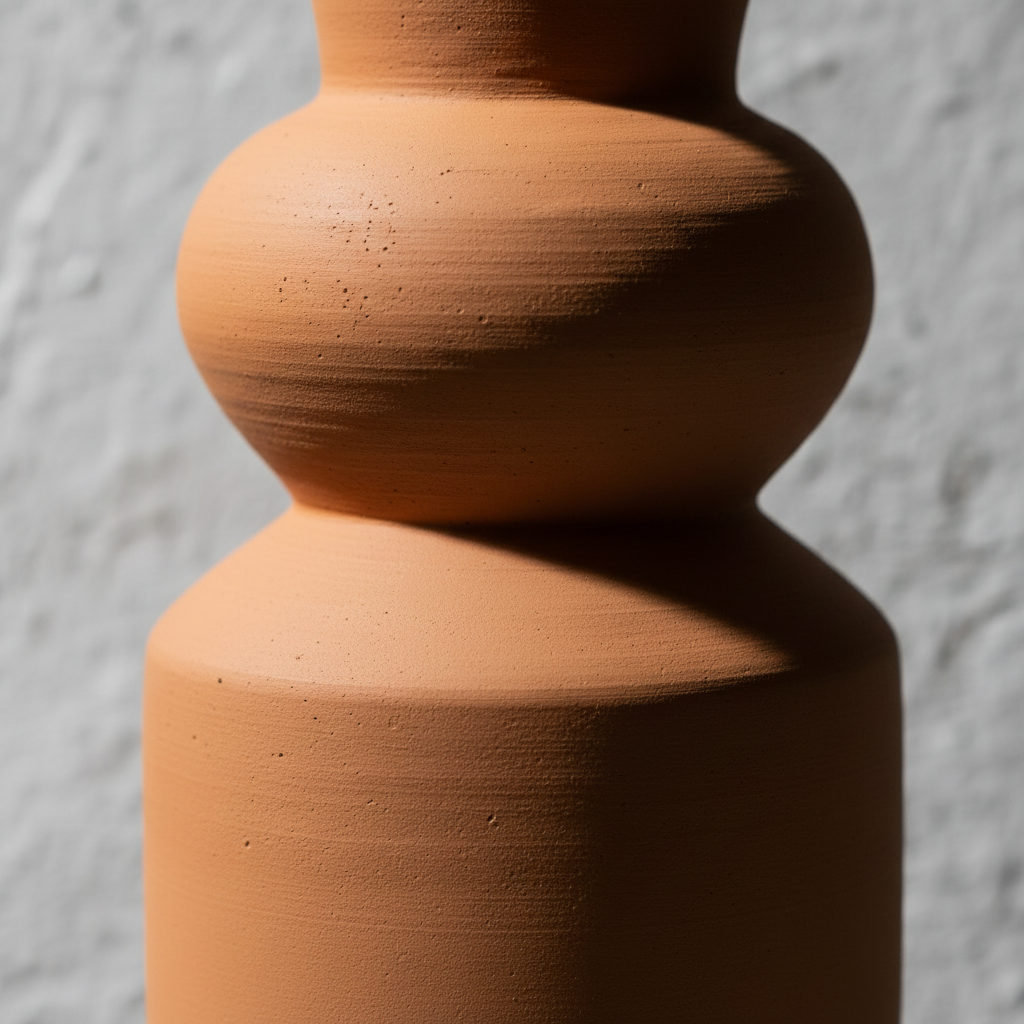 Χειροποίητο Βάζο Terracotta “Forms” για διακοσμητική σύνθεση