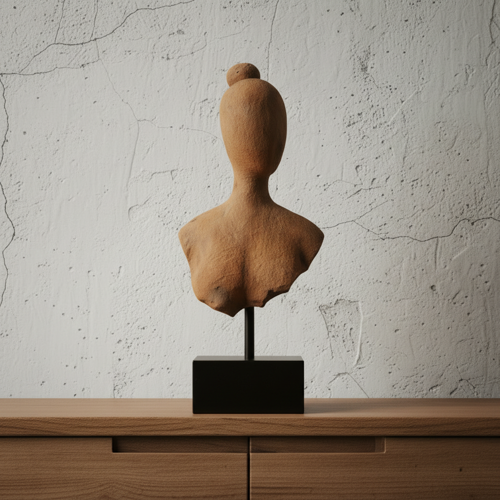 Διακοσμητική Γυναικεία Φιγούρα από Mango Wood σε curated home styling
