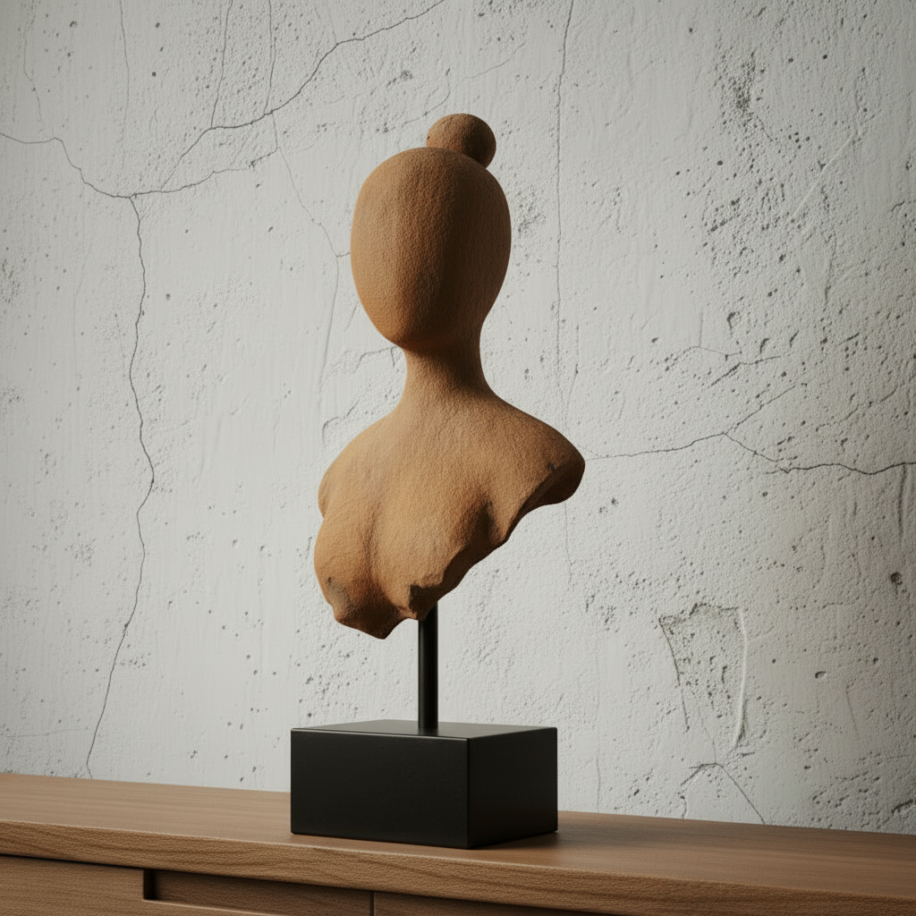 Διακοσμητική Γυναικεία Φιγούρα από Mango Wood σε curated home styling