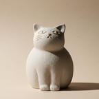 Minimal διακοσμητική φιγούρα γάτας για ράφι ή γραφείο