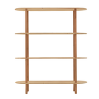 Οβάλ Ραφιέρα από Φυσικό Ξύλο σε curated home styling