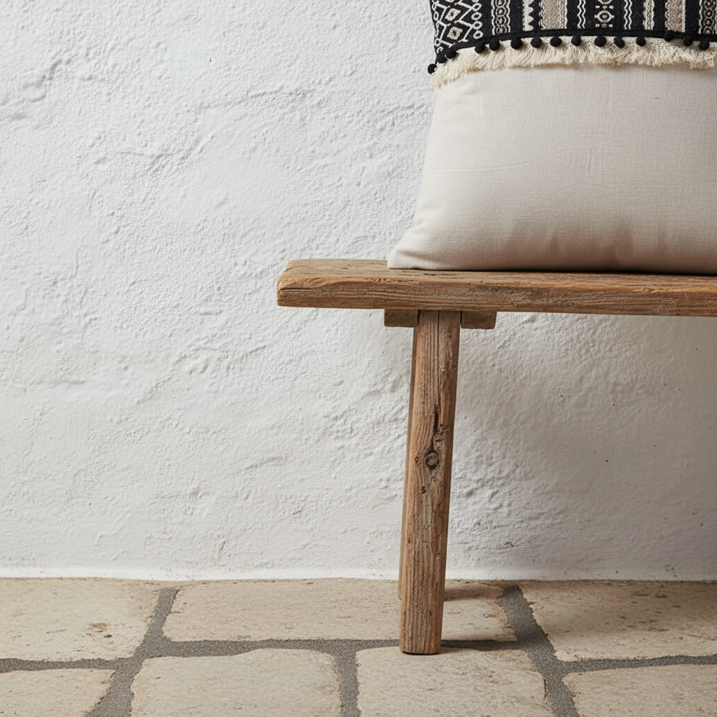 Μαξιλάρι με κρόσσια-INART-IDEE | Home & Living Concept Store