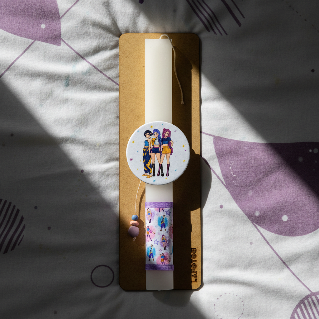 Λαμπάδα χειροποίητη "K-Pop"-LAFOTOU-IDEE | Home & Living Concept Store