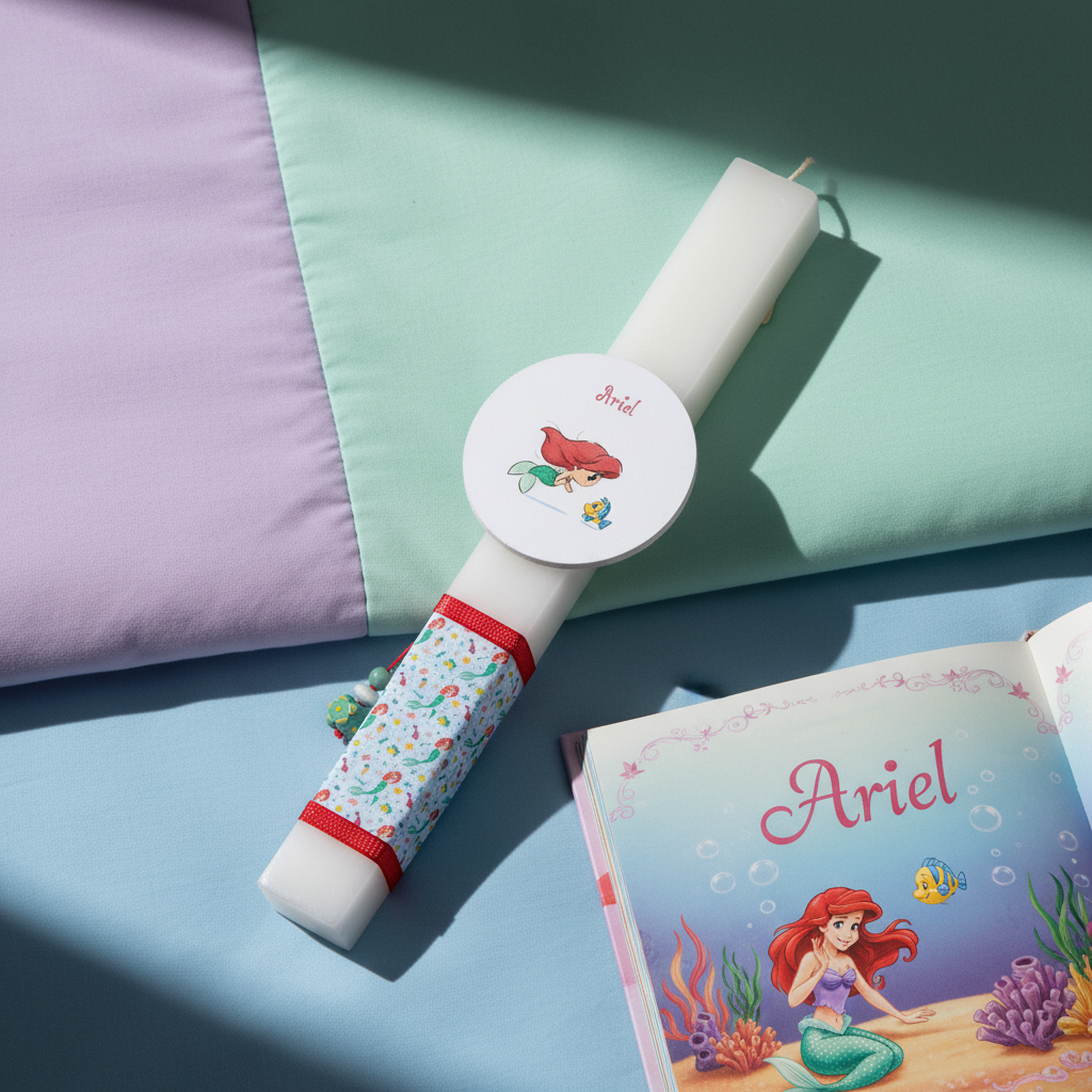 Λαμπάδα χειροποίητη "Ariel"-LAFOTOU-IDEE | Home & Living Concept Store
