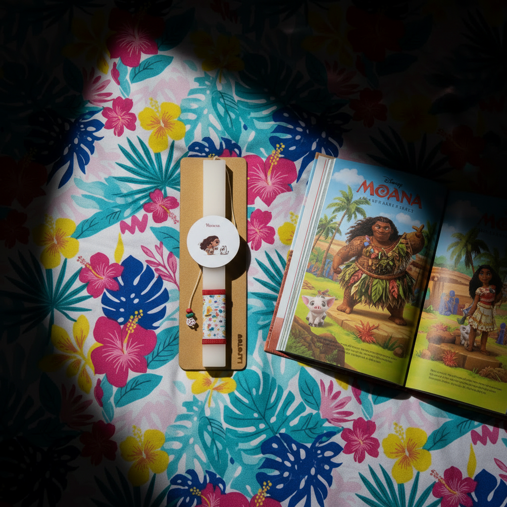 Λαμπάδα χειροποίητη "Moana"-LAFOTOU-IDEE | Home & Living Concept Store