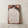 Πίνακας με Γυναικεία Φιγούρα σε curated home styling