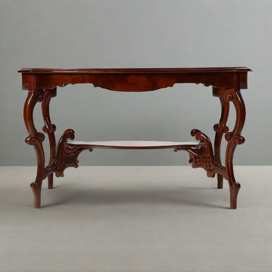 Τραπέζι χειροποίητο λούπο σκαλιστό