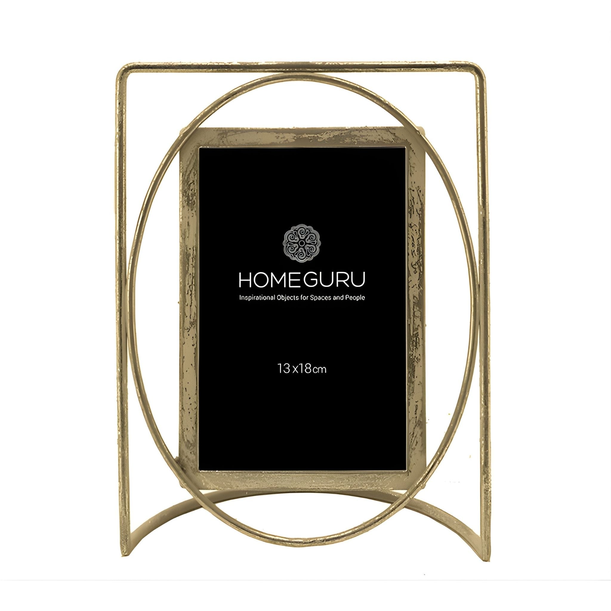 Κορνίζα μεταλλική χρυσή-HOMEGURU-IDEE | Home & Living Concept Store