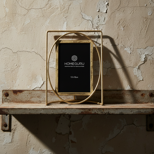 Κορνίζα μεταλλική χρυσή