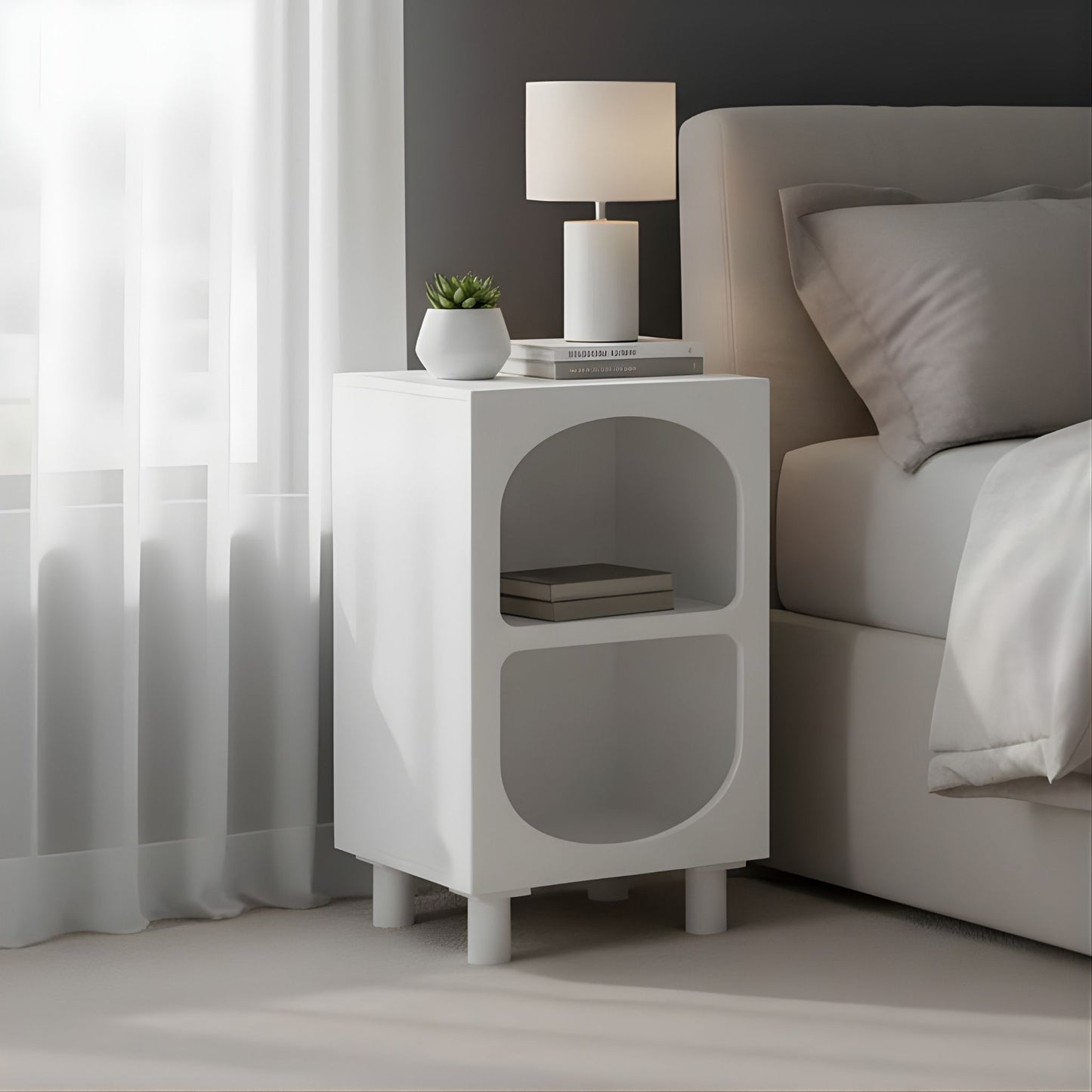 Κομοδίνο λευκό