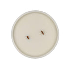 Λευκό τσιμεντένιο δοχείο με φυτικό αρωματικό κερί Cashmere