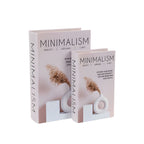 Κουτιά Βιβλία “Minimalism” Σετ 2 σε curated home styling