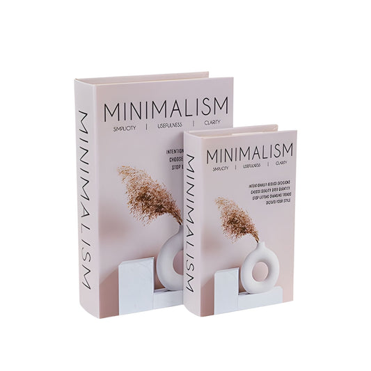 Κουτιά βιβλία "Minimalism" σετ2