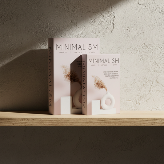 Κουτιά βιβλία "Minimalism" σετ2