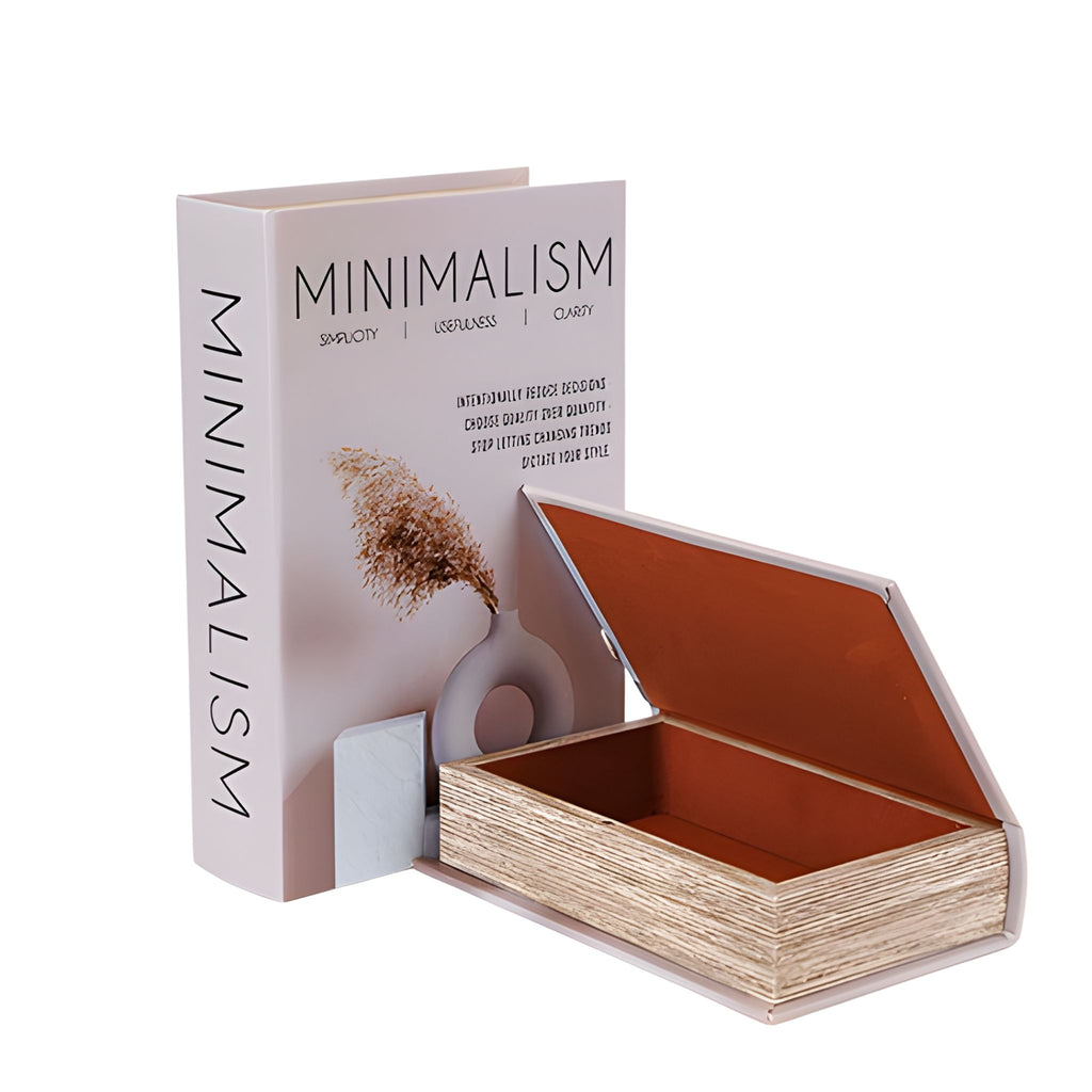 Κουτιά Βιβλία “Minimalism” Σετ 2 σε curated home styling