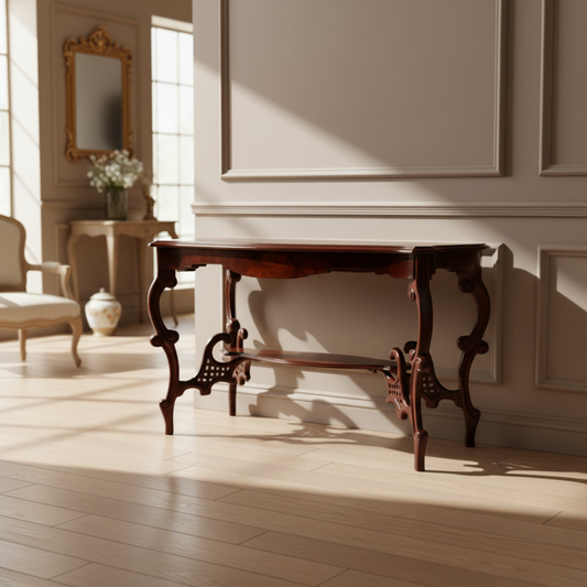 Τραπέζι χειροποίητο λούπο σκαλιστό