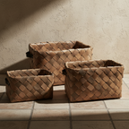 Καλάθια από Chips Ξύλου σε Καφέ Τόνο σε curated home styling