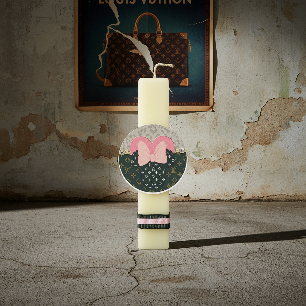 Λαμπάδα χειροποίητη "Minnie"-LAFOTOU-IDEE | Home & Living Concept Store