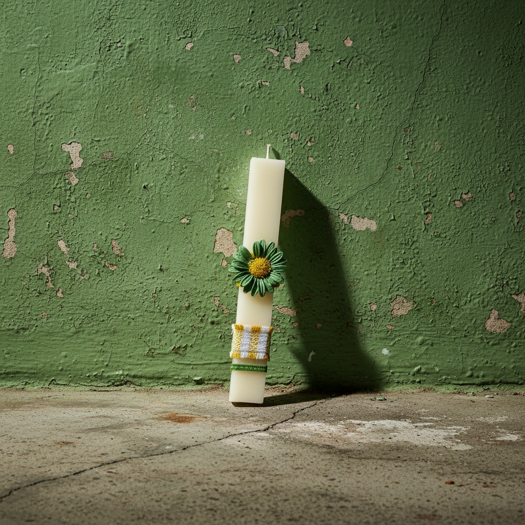 Λαμπάδα χειροποίητη "Λουλούδι"-LAFOTOU-IDEE | Home & Living Concept Store