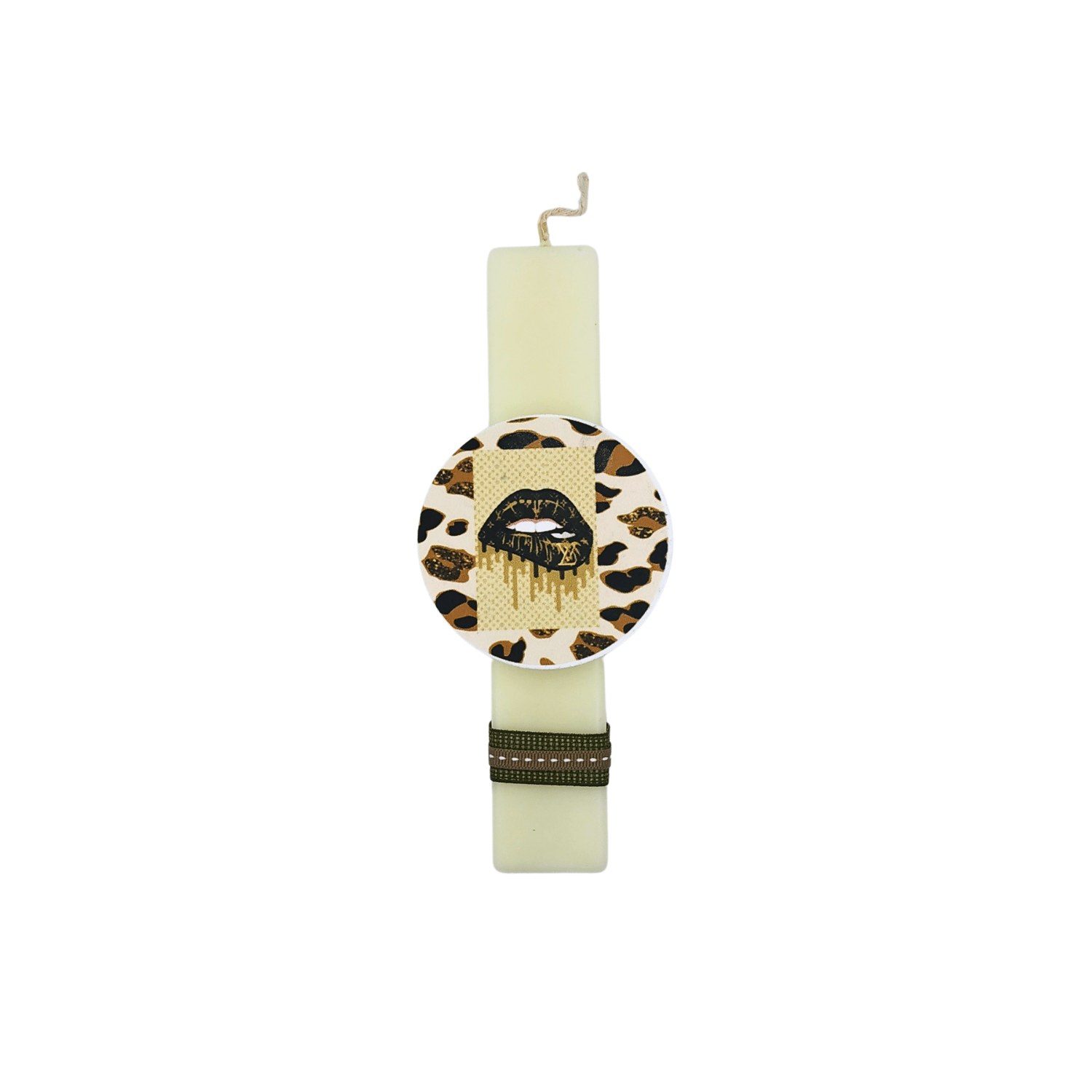 Λαμπάδα χειροποίητη "Leopard"-LAFOTOU-IDEE | Home & Living Concept Store