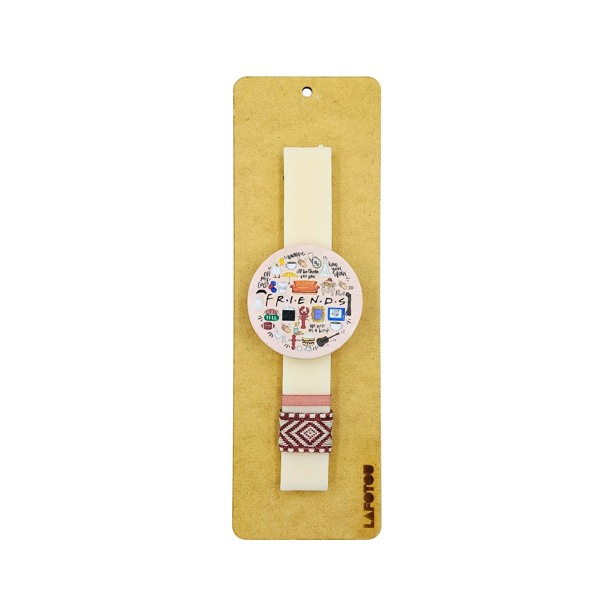 Λαμπάδα χειροποίητη "Friends"-LAFOTOU-IDEE | Home & Living Concept Store