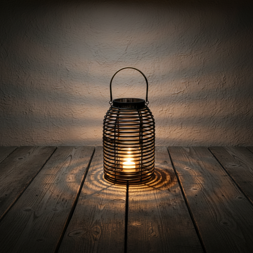 Φανάρι Rattan σε 2 Μεγέθη σε curated home styling