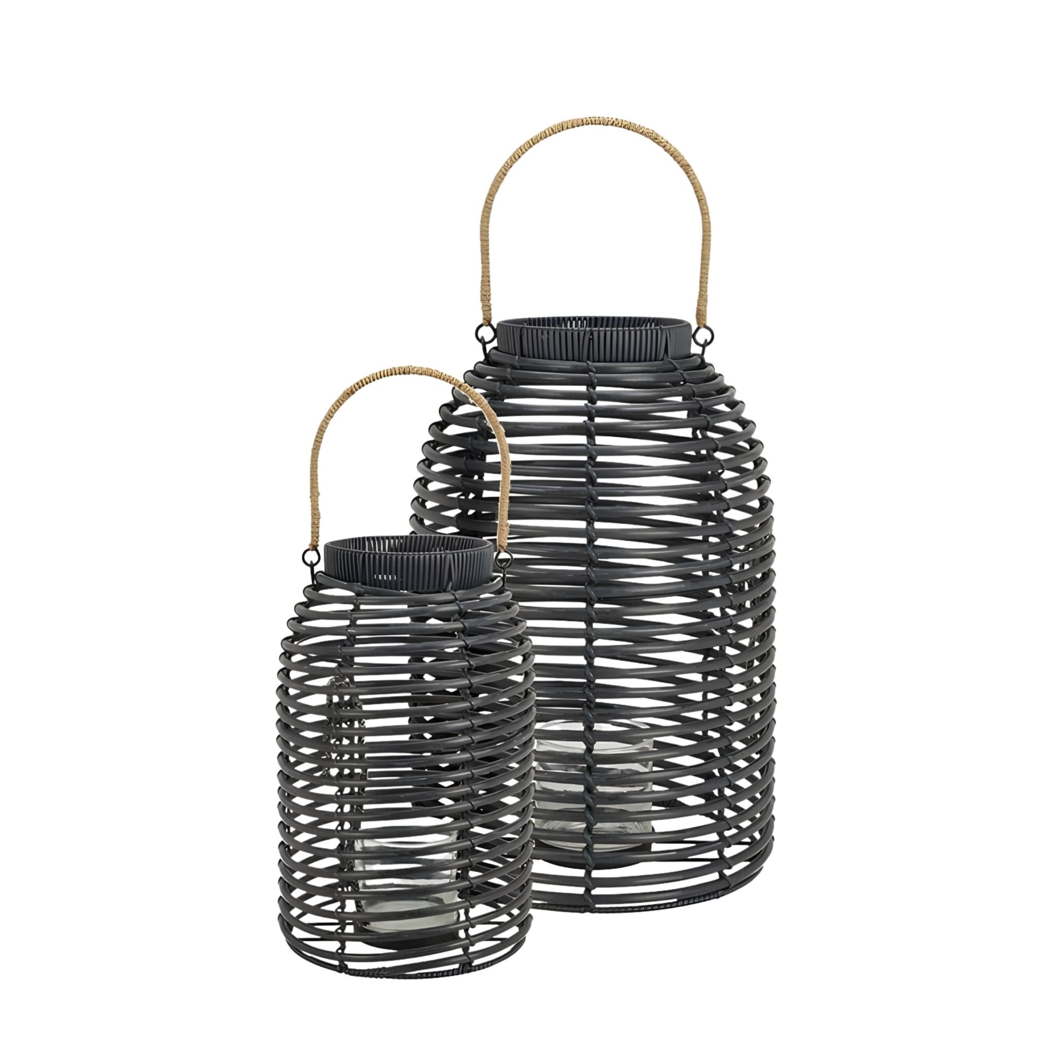Φανάρι Rattan σε 2 Μεγέθη σε curated home styling