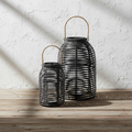 Φανάρι Rattan σε 2 Μεγέθη σε curated home styling