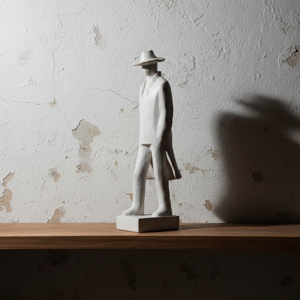Διακοσμητική Ανδρική Φιγούρα με Καπέλο με playful pop art αισθητική