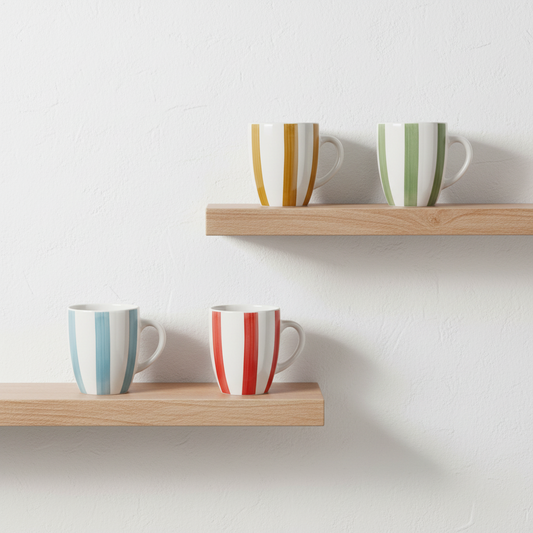 Κούπα stoneware σε 4 χρωμ.