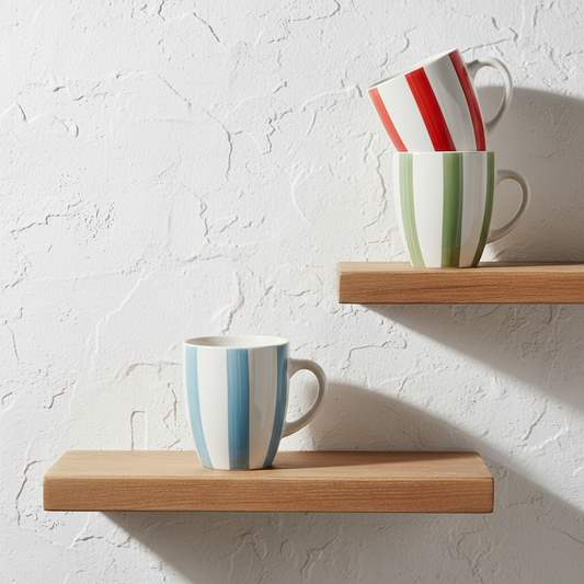 Κούπα stoneware σε 4 χρωμ.