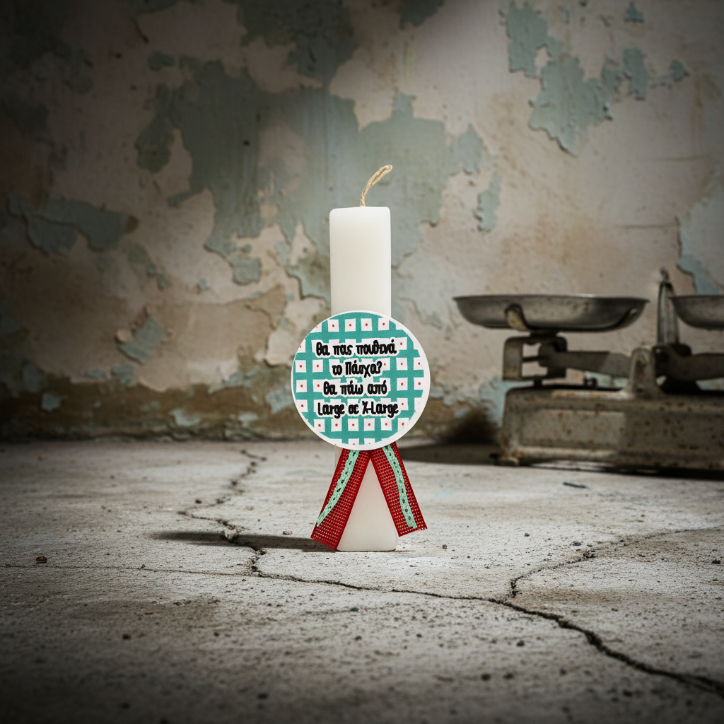 Λαμπάδα χειροποίητη "Ατάκες"-LAFOTOU-IDEE | Home & Living Concept Store